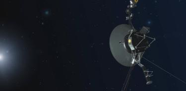 Una recreación de la Voyager 1.