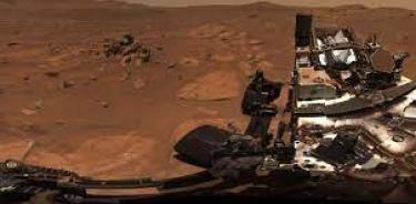 El rover permaneció estacionado en Airey Hill durante varias semanas durante la conjunción solar.