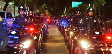 Más de 70 motopatrullas se incorporan al dispositivo de seguridad en Benito Juárez