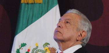 El presidente Andrés Manuel López Obrador en Palacio Nacional