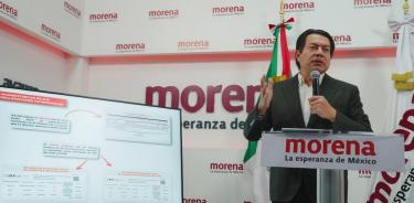 Mario Delgado es cuestionado por señalamientos de presuntos vícnuclos con grupos criminales de Morena