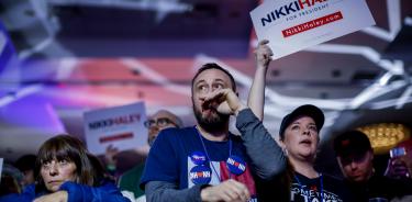 Votantes de Nikki Haley en Concord (New Hampshire), decepcionados tras su derrota