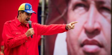 El presidente de Venezuela, Nicolás Maduro, en el 32 aniversario del fallido intento de golpe de Estado de Hugo Chávez