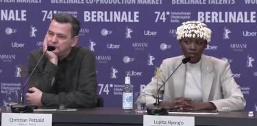 El realizador alemán Christian Petzold y Lupita Nyong'o presidenta del jurado