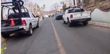 Operativo policiaco tras atentado contra alcalde de Taxco