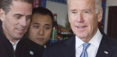 El presidente de EU, Joe Biden, y su hijo Hunter Biden