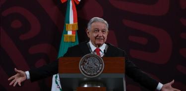 El presidente Andrés Manuel López Obrador, en su conferencia en Palacio Nacional/CUARTOSCURO/