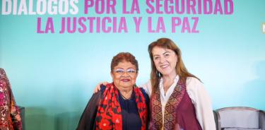 Participa Margarita González Saravia en diálogos por la paz de Morelos con Olga Sánchez Cordero, Ernestina Godoy y Leonel Godoy