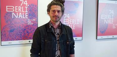 El cineasta brasileño Marcelo Botta en la Berlinale.