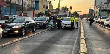 Carril confinado del Metrobus