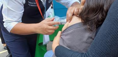 Vacunación contra el sarampión en CDMX