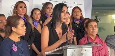 Victoria Figueiras, madre de la niña de 4 años víctima de abuso sexual, acudió a la Cámara Alta