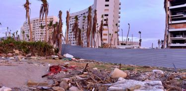 Impacto del huracán Otis en Acapulco
