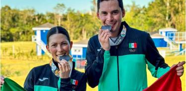 Gabriela Rodríguez y Luis Gallardo ganaron presea de plata