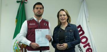 Hanna de la Madrid y Eurípides Flores presentan la impugnación de la candidatura de Gabriel Quadri