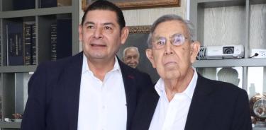 Cuauhtémoc Cárdenas y Alejandro Armenta