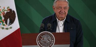 El presidente Andrés Andrés Manuel López Obrador acusó censura por parte del INE
,ó