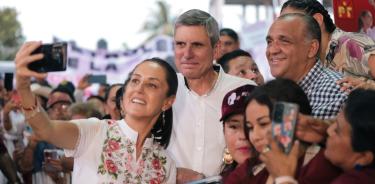 Claudia Sheinbaum, presidenciable de Morena y aliados, en Villahermosa/CUARTOSCURO/