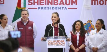 Claudia Sheinbaum ofreció conferencia de prensa en Tamaulipas, en donde este día realizará diversos encuentros con sus simpatizantes
