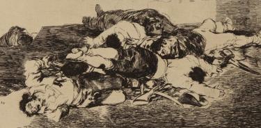 Un grabado de Goya.