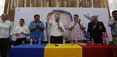 Taboada, candidato de la alianza “Va por la CDMX” a la Jefatura de Gobierno de la Ciudad de México, presentó a Fernando Ruano como apoyo a su campaña.
