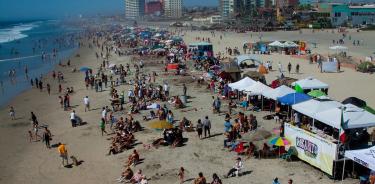 Playa Rosario, en Baja California/