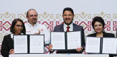 GCDMX, INE y el IECM firman convenio para garantizar elecciones libres, seguras e informadas