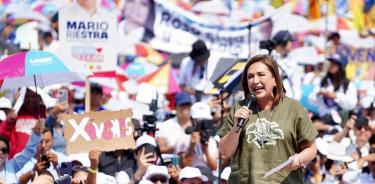 Xóchitl en arranque de campaña de Eduardo Rivera por la gubernatura de Puebla