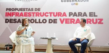 Xóchitl en Veracruz con el candidato de la alianza, opositora Pepe Yunes