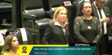 Gabriela Sodi, diputada del PRD, denunció amenazas para participar como candidata a la reelección.