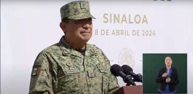 El General Cresencio Sandoval mostró los indicadores de seguridad para Sinaloa.