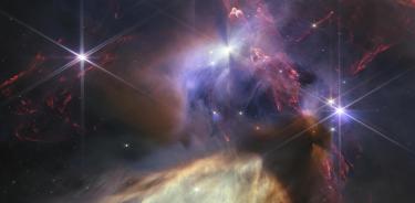 Nacimiento de estrellas catado por el telescopio Webb.
