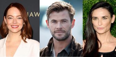 Emma Stone, Chris Hemsworth y Demi Moore, algunas de las estrellas del cine que pasarán por la Croisette
