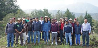 Campesinos de la zona de la montaña de Texcoco participan desde hac e cuatro años con tareas como el programa Sembrando Vida/