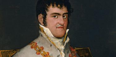 Retrato del rey Fernando VII, de Goya.
