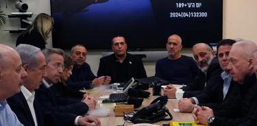 Gabinete de guerra israelí se reúne en sesión extraordinaria tras el lanzamiento de misiles y cohetes iraníes