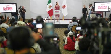 La candidata presidencial Claudia Sheinbaum Pardo sostuvo que las próximas elecciones serán 
