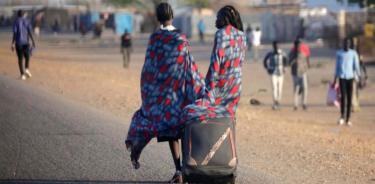 La mayoría de desplazados por la guerra en Sudán ha buscado refugio en países vecinos como Sudán del Sur y Chad