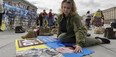 Manifestación en Kiev pide el regreso de los prisioneros de guerra ucranianos