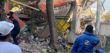 Explosión en inmueble en Tlalpan deja diez personas heridas