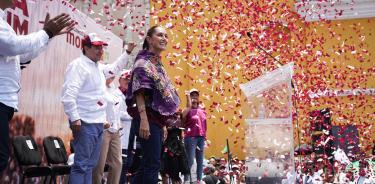 Claudia Sheinbaum resalta ante mujeres indígenas de Chiapas, que a la Presidencia de la República llegará con ellas y las ancestras que lucharon tanto por ese momento histórico