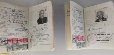 Pasaportes de Rafael Alberti y María Teresa León.