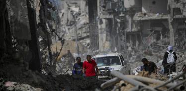 Destrucción total en Jan Yunis, segunda ciudad de la Franja de Gaza