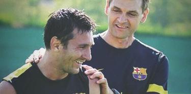 Tito Vilanova y Lionel Messi