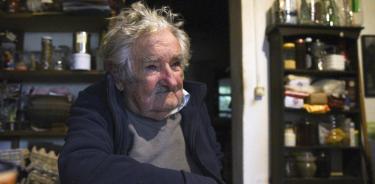 El expresidente uruguayo José Mujica en su casa de Montevideo