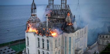 Rusia perpetró su ataque del lunes a las inmediaciones de un edificio histórico de Odesa conocido como ‘el castillo de Harry Potter’ con un misil Iskander cargado con munición de racimo