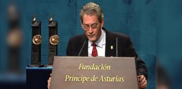 Paul Auster en su discurso del Premio Príncipe de Asturias.