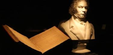 La partitura original de la Novena Sinfonía de Ludwig van Beethoven.