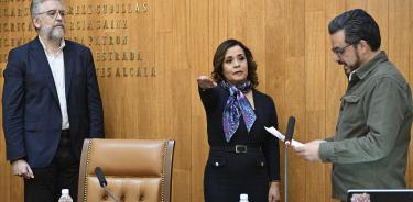 La dotora Célida Duque Molina, rinde protesta como nueva titular de la Unidad de Atención a la Salud, del IMSS-Bienestar