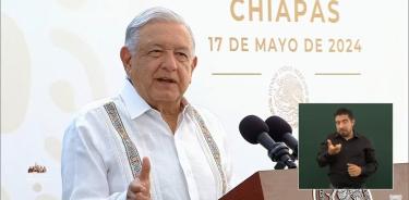 El presidente explicó que por décadas dejaron en el atraso a Chiapas.